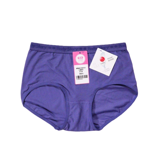 Cooling nano moisture wicking fiber flat underwear