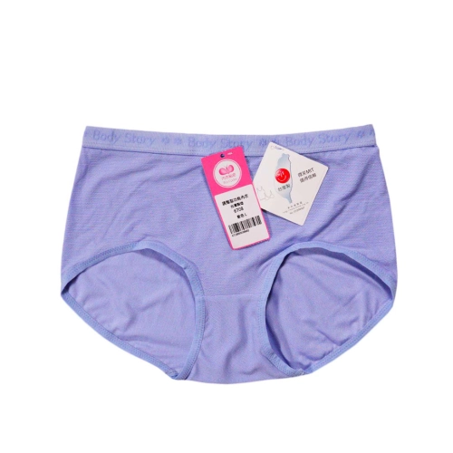 Cooling nano moisture wicking fiber flat underwear