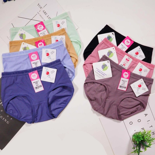 Cooling nano moisture wicking fiber flat underwear