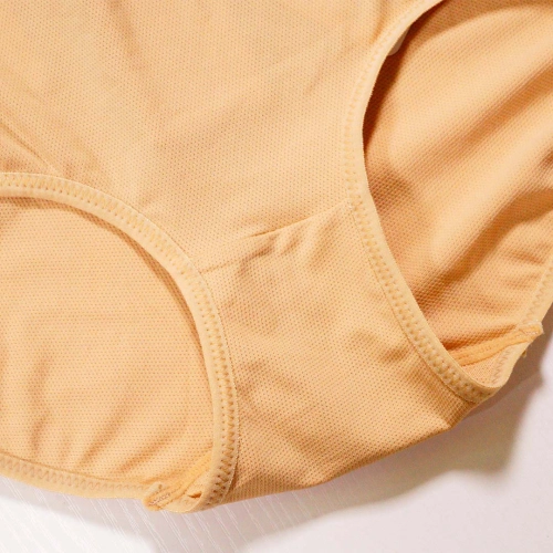 Cooling nano moisture wicking fiber flat underwear