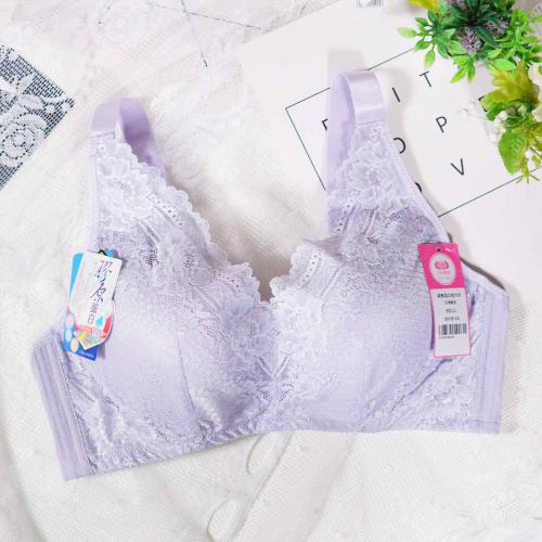 Romantic Angel Deep V Without Steel Ring Push-up Bra for Adjusting and Reducing Breast Size - Wireless