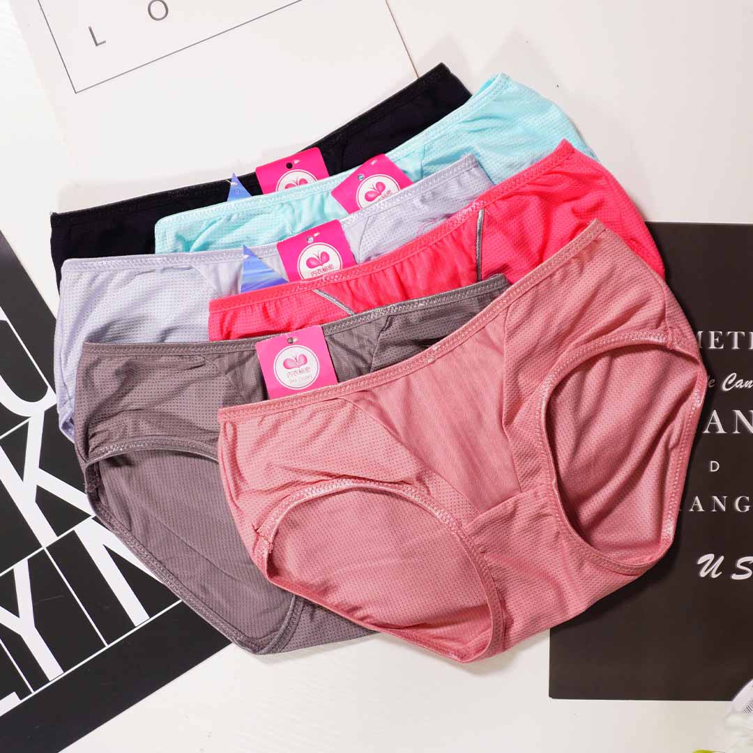 【涼感咖啡紗】素色低脊心無痕T bra 配套內褲