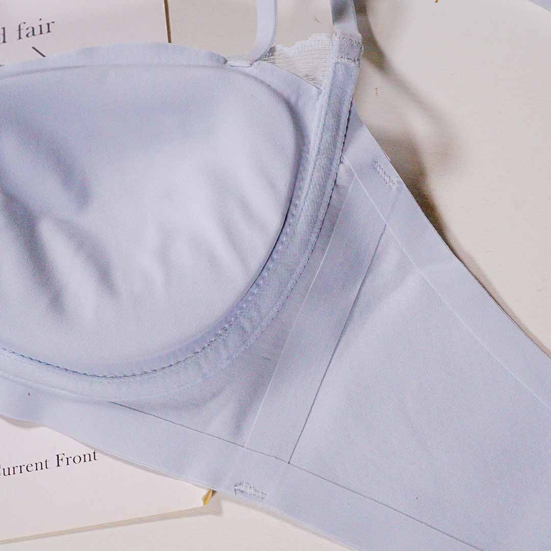 夏季性感網紗雷絲抹胸式無鋼圈內衣