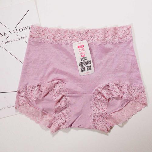 Outer silk and inner cotton express moisture wicking, gentle and breathable, comfortable underwear