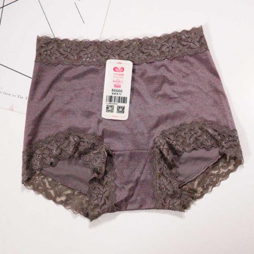 Outer silk and inner cotton express moisture wicking, gentle and breathable, comfortable underwear