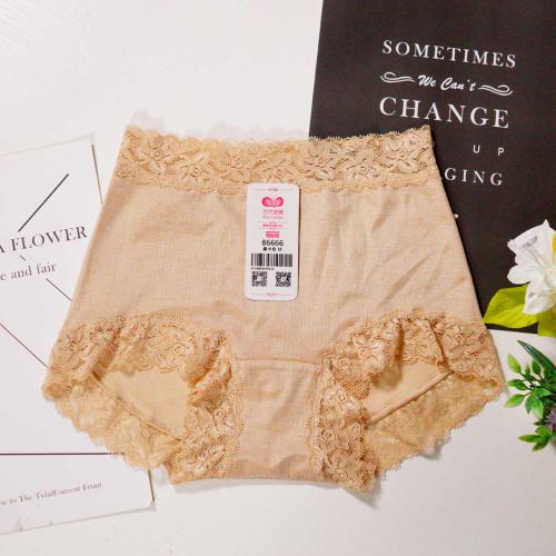 Outer silk and inner cotton express moisture wicking, gentle and breathable, comfortable underwear