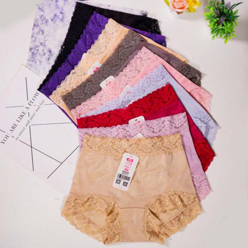 Outer silk and inner cotton express moisture wicking, gentle and breathable, comfortable underwear