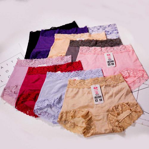 Outer silk and inner cotton express moisture wicking, gentle and breathable, comfortable underwear