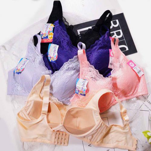 Romantic Angel Deep V Without Steel Ring Push-up Bra for Adjusting and Reducing Breast Size