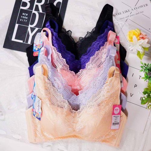 Romantic Angel Deep V Without Steel Ring Push-up Bra for Adjusting and Reducing Breast Size