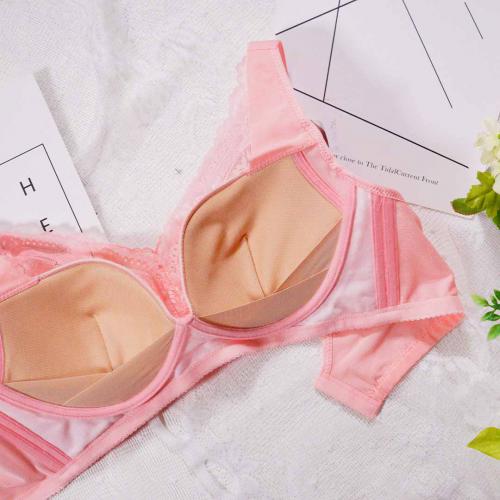Romantic Angel Deep V Without Steel Ring Push-up Bra for Adjusting and Reducing Breast Size