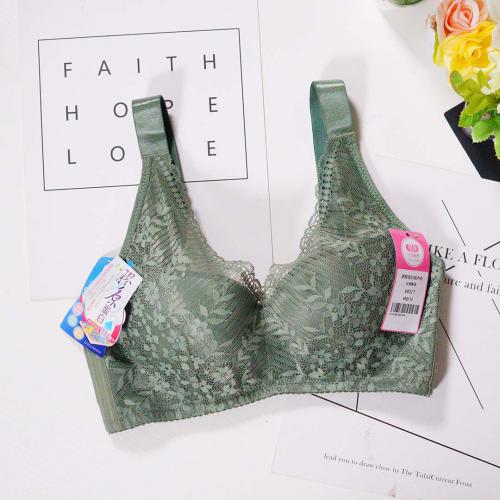 Deep V steel-free push-up bra with adjustable underwire for breast enhancement