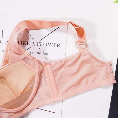 Deep V steel-free push-up bra with adjustable underwire for breast enhancement