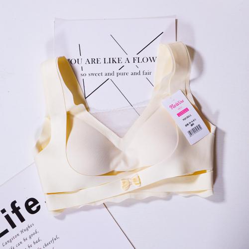 Sexy mesh support body shaping bra wireless adjustment