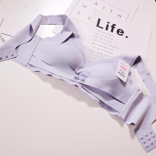 Sexy mesh support body shaping bra wireless adjustment