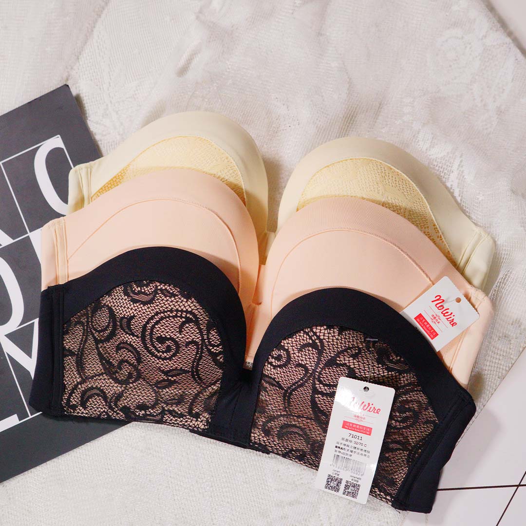 兩手捧胸立體杯晚禮服BRA配多種穿法肩帶及背帶-超防滑