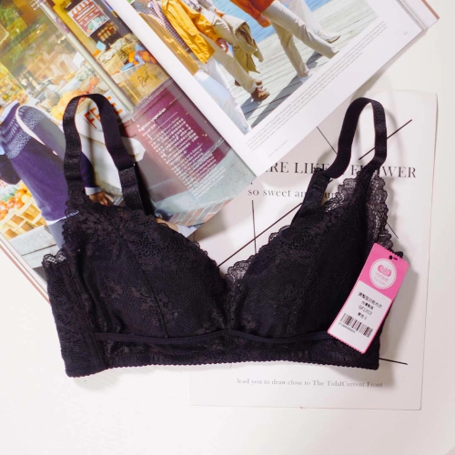 少女心蕾絲超輕盈無鋼圈調整型內衣