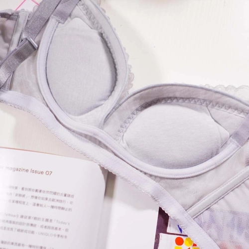 少女心蕾絲超輕盈無鋼圈調整型內衣