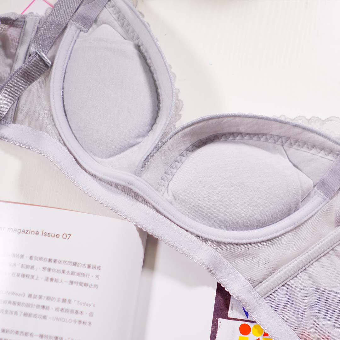 少女心蕾絲超輕盈無鋼圈調整型內衣
