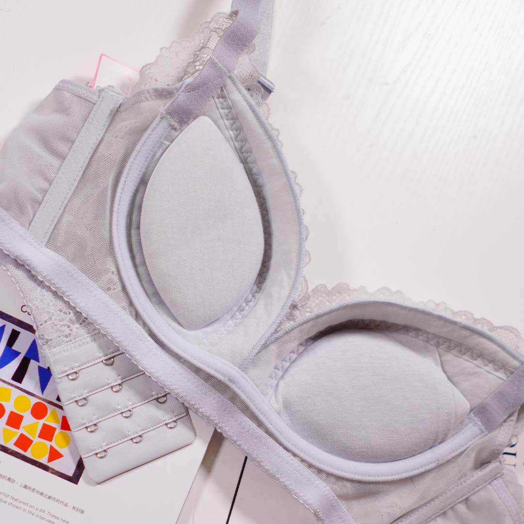 少女心蕾絲超輕盈無鋼圈調整型內衣