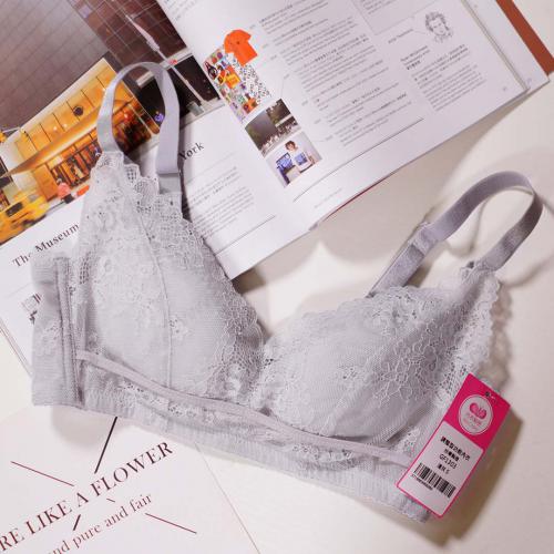 少女心蕾絲超輕盈無鋼圈調整型內衣