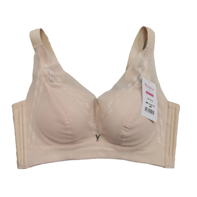 輕薄透氣舒適聚攏無鋼圈調整型內衣