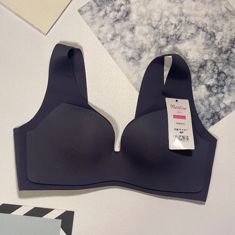 黑科技空氣一體杯光面無痕一片式聚攏內衣