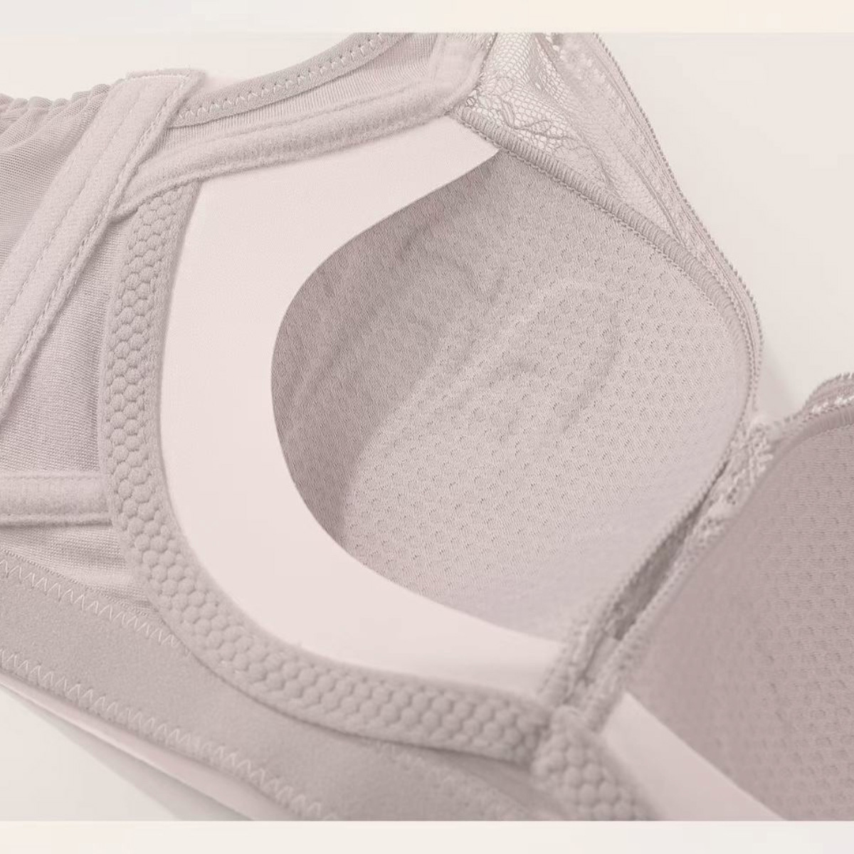 性感深V網紗蕾絲無鋼圈調整型內衣