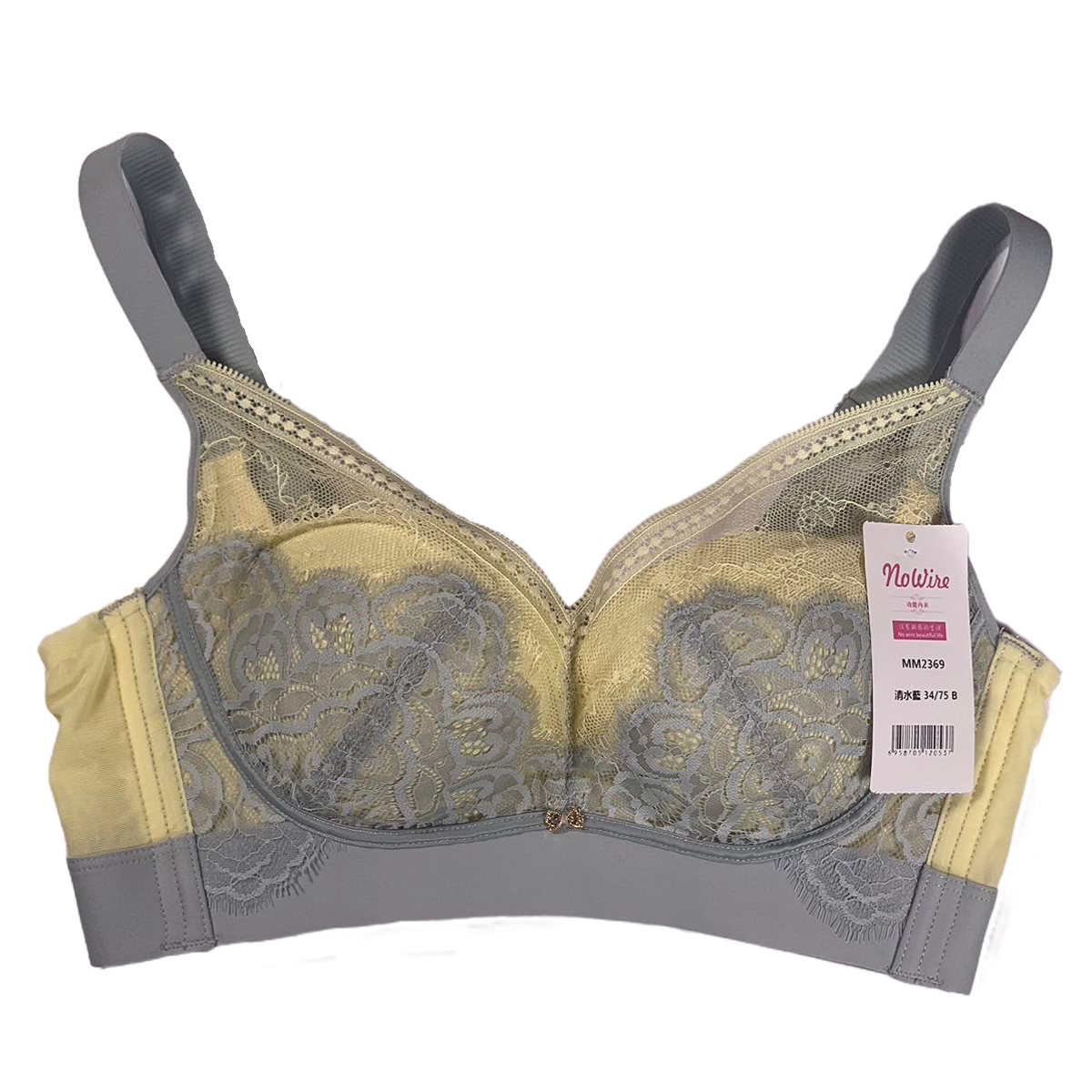 性感深V網紗蕾絲無鋼圈調整型內衣