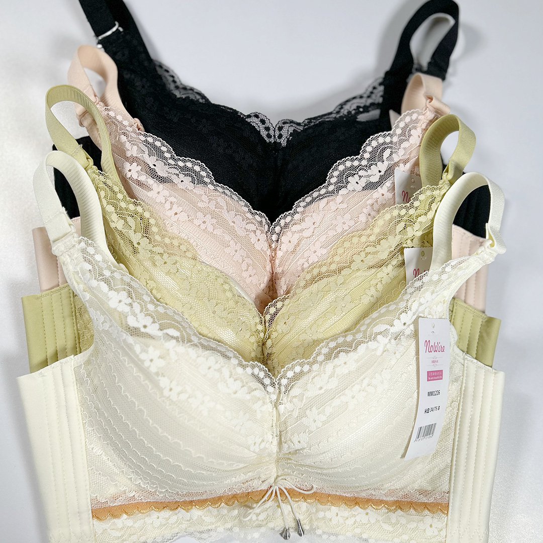 夏季清新蕾絲柔軟舒適無鋼圈調整型內衣
