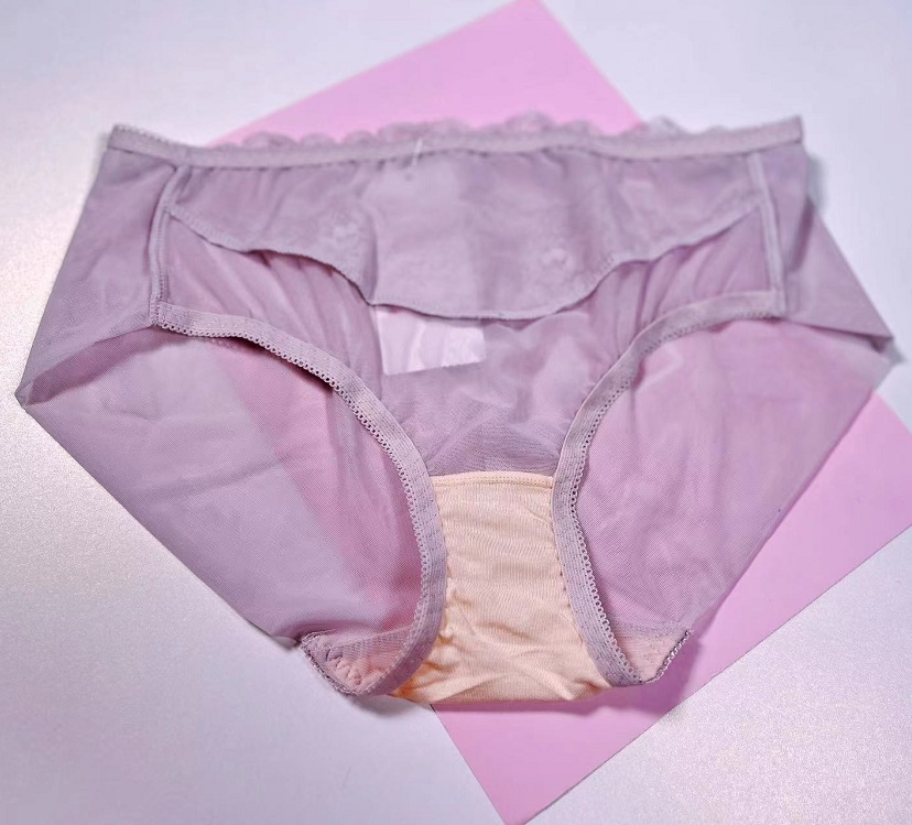 性感蕾絲無鋼圈乳感棉內衣-配褲
