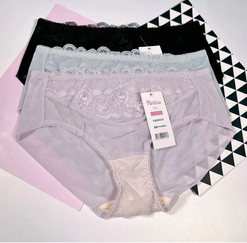 性感蕾絲無鋼圈乳感棉內衣-配褲