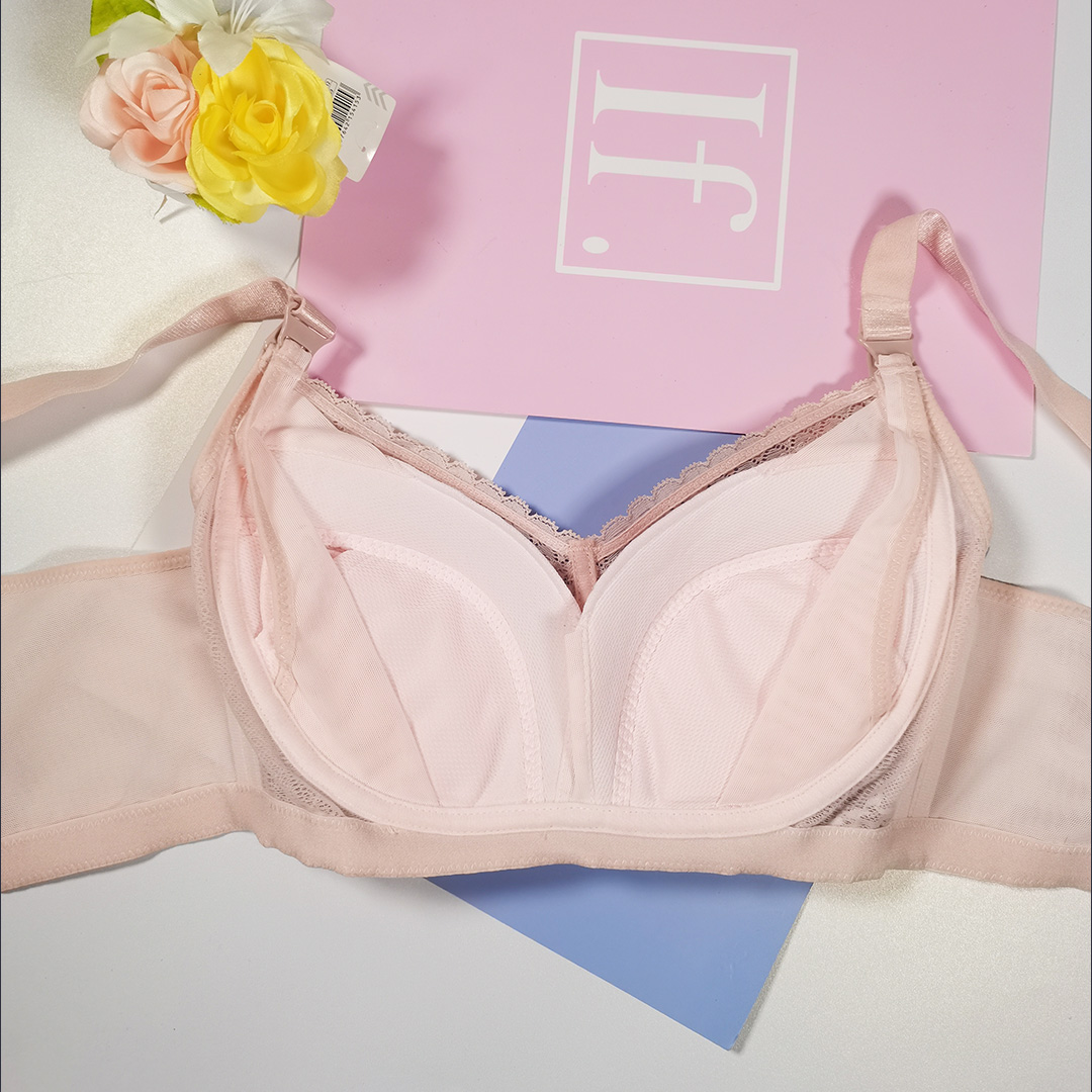 輕盈薄料無鋼圈蕾絲調整型內衣