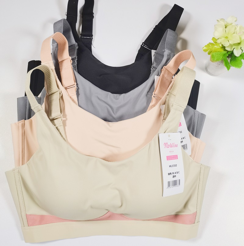 舒適無痕無鋼圈大胸顯小運動內衣