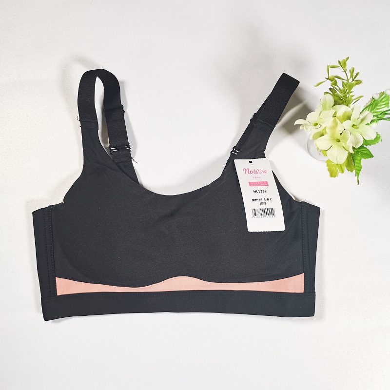 舒適無痕無鋼圈大胸顯小運動內衣
