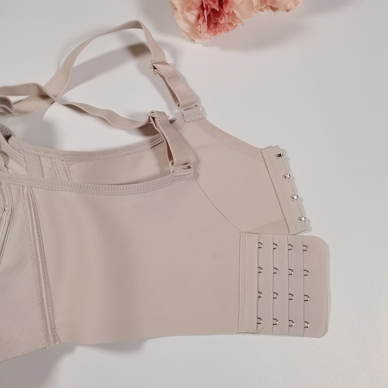夏季簡約光面無鋼圈聚攏收副乳調整型內衣