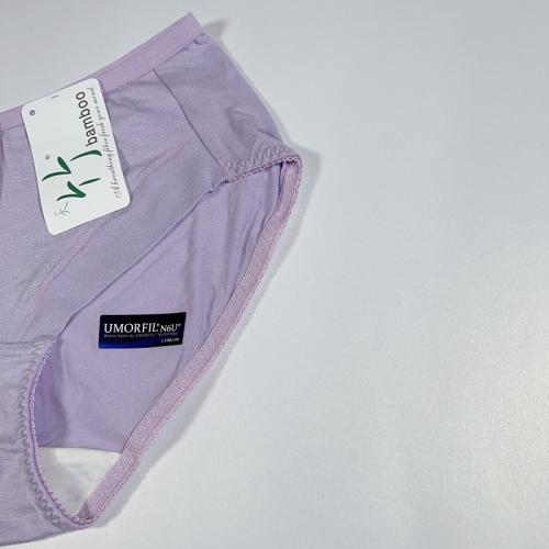 Comfortable bamboo-cotton mid-low waist underwear