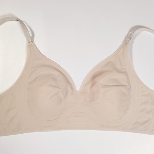 Bare ice leather single breasted invisible back without scars wirless bra
