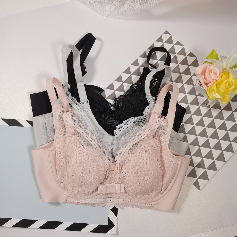 性感蕾絲軟鋼圈無海棉美體內衣