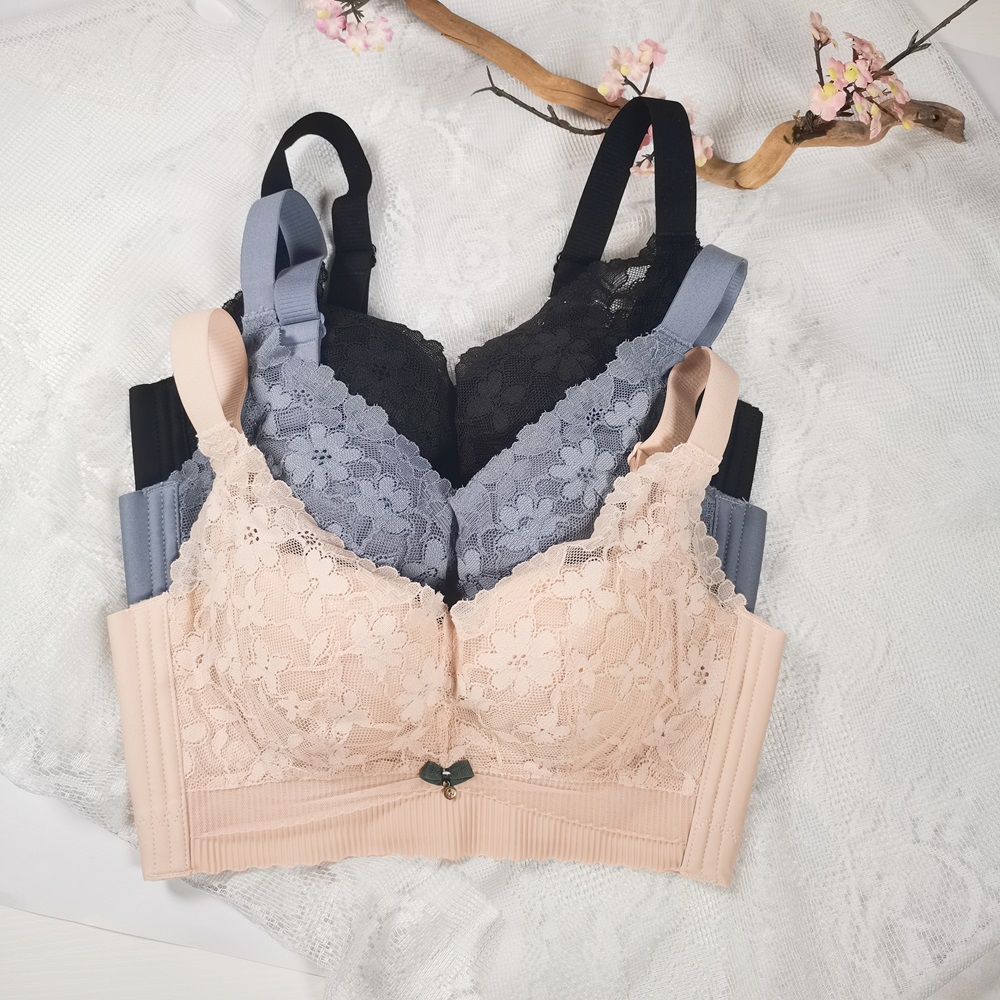 萊卡絲棉防壓五排扣調整型靚靚內衣