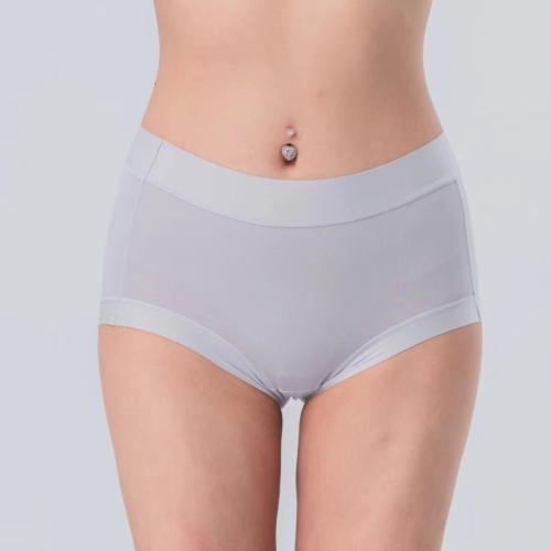 Gold foil silk high-waist three-dimensional moisture-wicking 5A antibacterial underwear - Boy Shorts