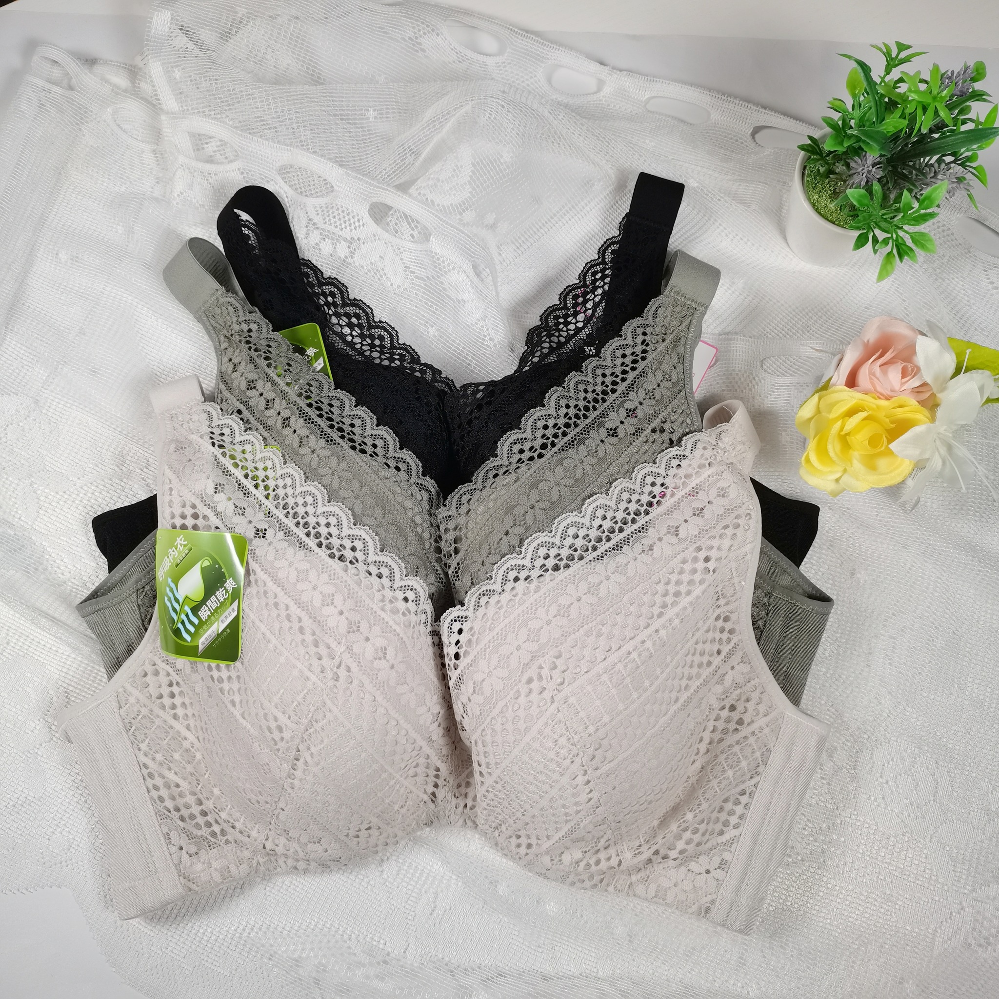 不壓胸骨側提托調整型內衣-為大胸女士開發