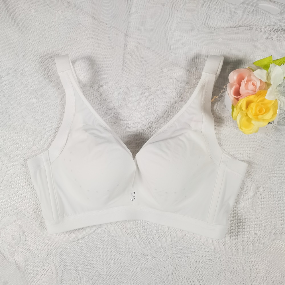 美胸達人-軟鋼圈素面調整型內衣 薄杯不露點-雞蛋衣薄膜調整型內衣