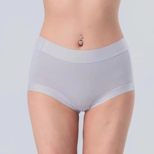 箔金蠶絲高腰立體吸濕排汗5A抗菌內褲