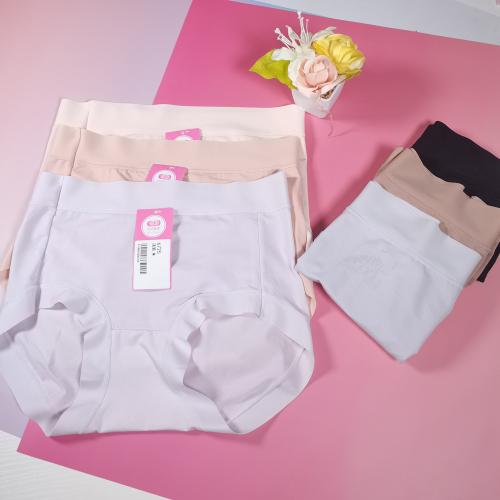 Gold foil silk high-waist three-dimensional moisture-wicking 5A antibacterial underwear