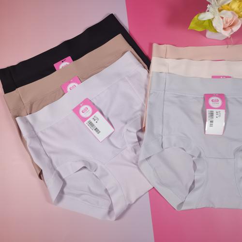 Gold foil silk high-waist three-dimensional moisture-wicking 5A antibacterial underwear