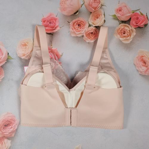QQ elastic cotton cup, silk-soft, moisture-absorbing, breathable, without steel ring adjustable underwear