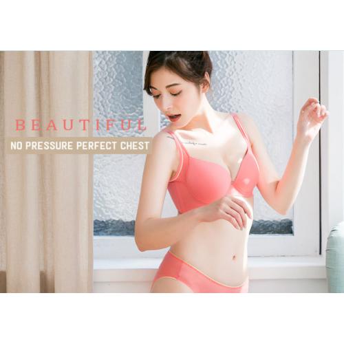 Breathable and seamless, low spine heart rate ventilator with T-bra matching underwear