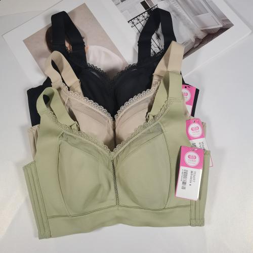 Silent large-cup adjustable bra without steel underwire - Wireless