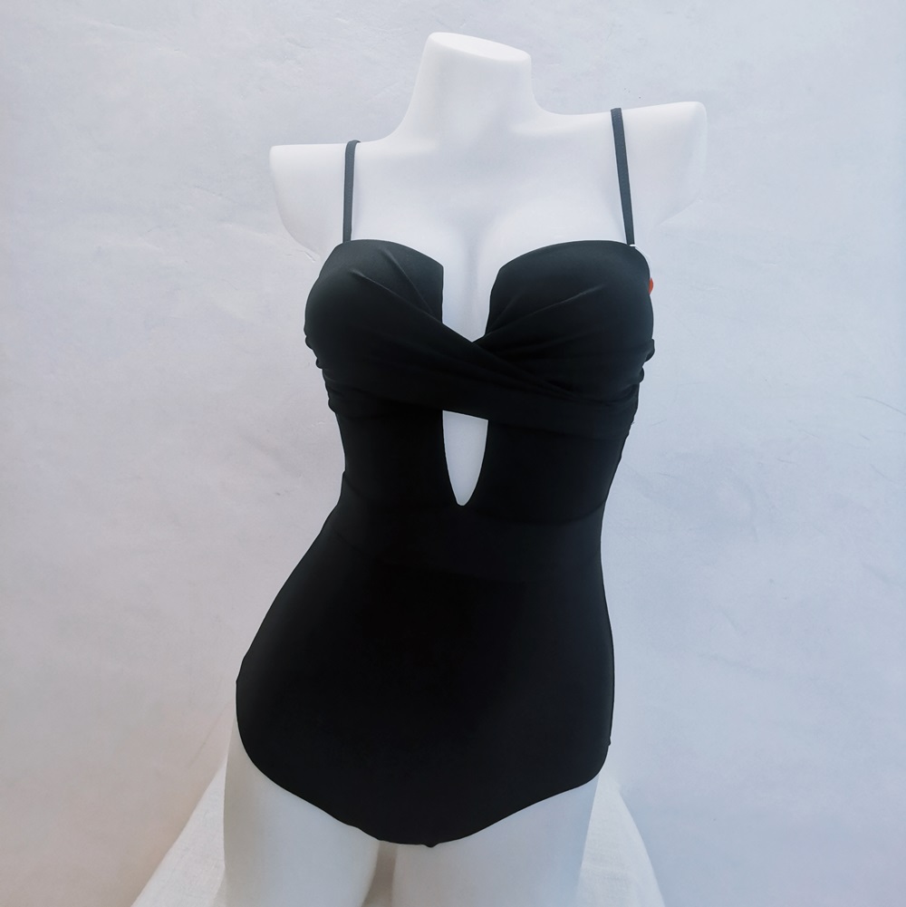 無鋼立體杯連體泳衣